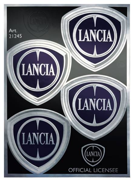 Adesivi Lancia - 4pz dim. 48mm
