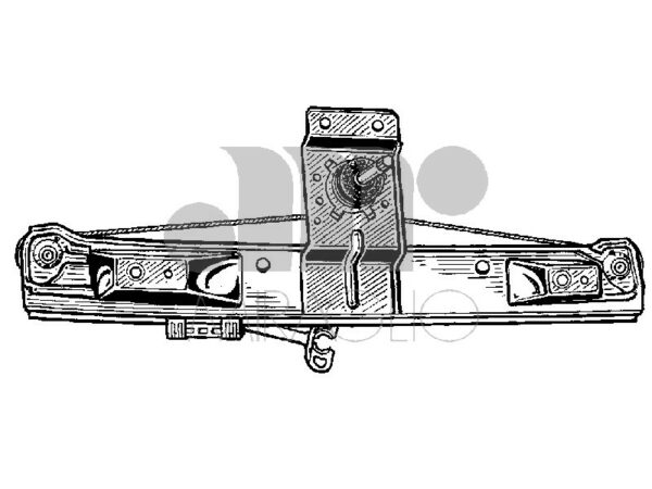 ALZACRISTALLI OPEL CORSA '06-> POSTERIORE MANUALE 5 P. DX - immagine 2
