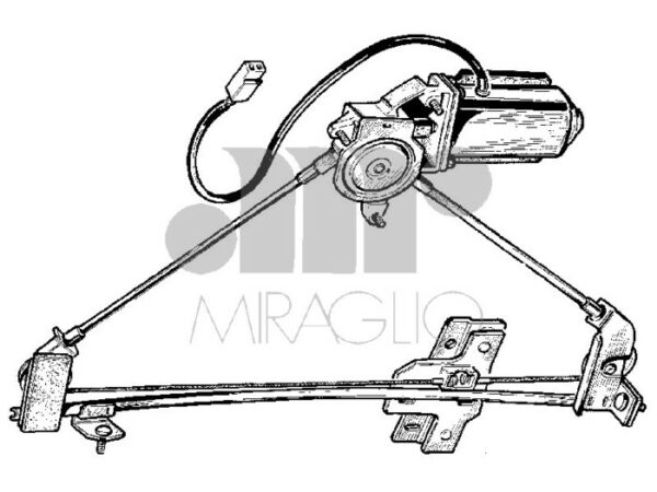 ALZACRISTALLO ELETTRICO ANTERIORE SX ALFA 75 1985-> 5P - immagine 2