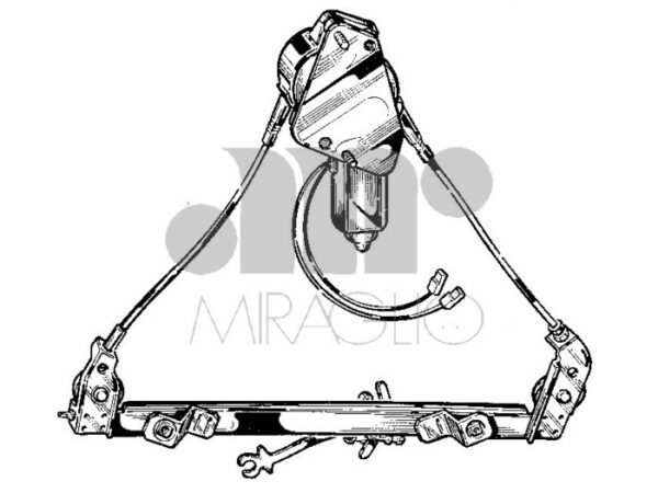 ALZACRISTALLI RENAULT CLIO 03/98->09/05 ANTERIORE ELETTRICO 3 P. DX - immagine 2