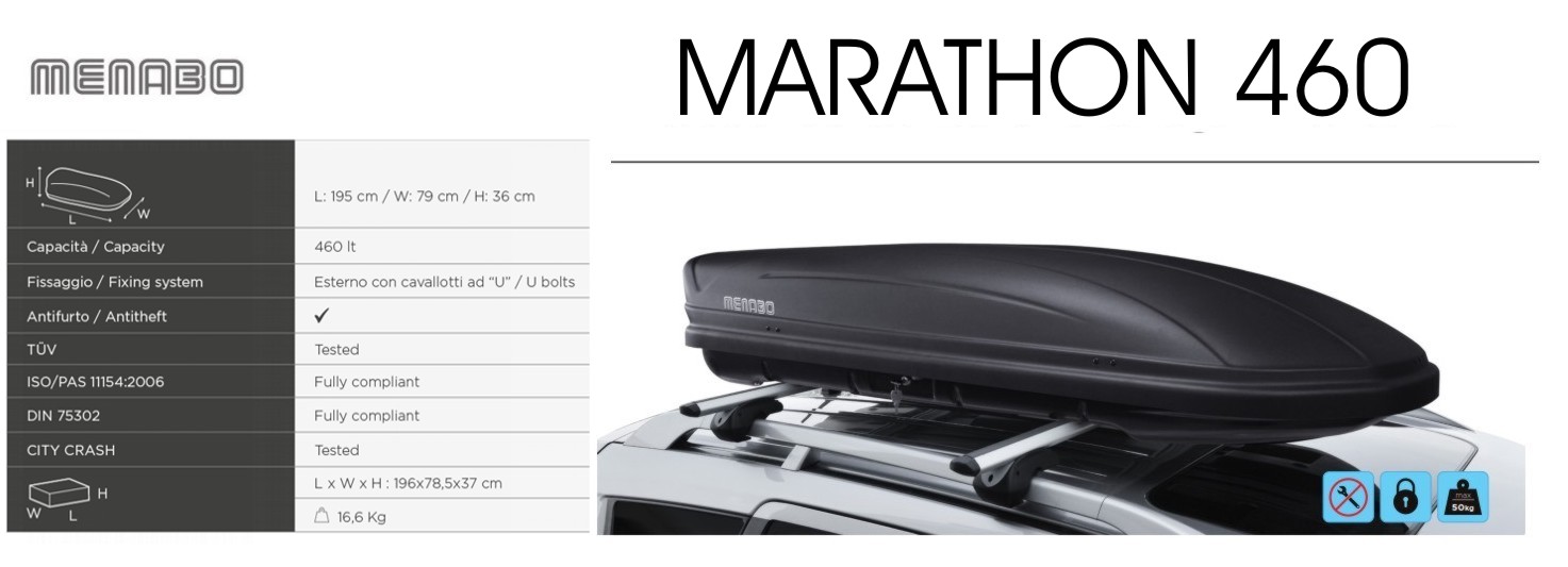 BOX PORTATUTTO MARATHON 460 DARK - immagine 2