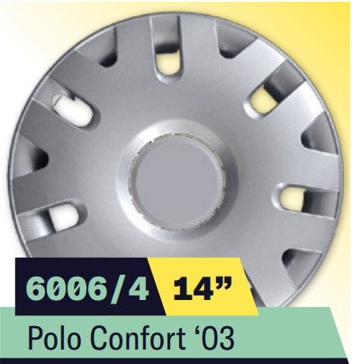 COPPA RUOTA VW POLO Confort 2003 Dim. 14 s/logo