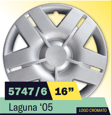 COPPA RUOTA RENAULT LAGUNA 05> Dim. 16 s/logo