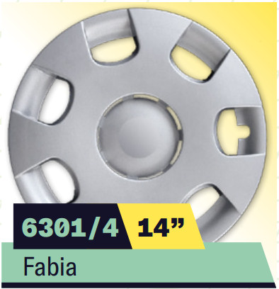 COPPA RUOTA SKODA FABIA Dim. 14 s/logo