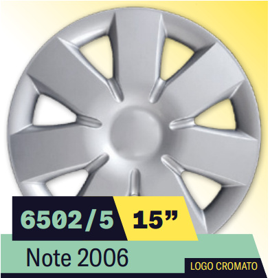 COPPA RUOTA NISSAN NOTE Dim. 15 s/logo