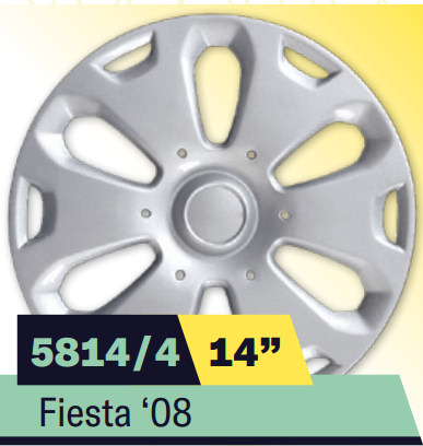COPPA RUOTA FORD FIESTA/KA 2008Dim. 14 s/logo