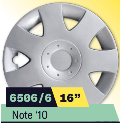 COPPA RUOTA NISSAN NOTE 10>/QASHQAI 07> Dim. 16 s/logo