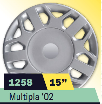 COPPA RUOTA FIAT MULTIPLA 2002 Dim. 15 s/logo