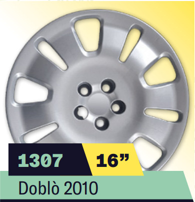 COPPA RUOTA FIAT DOBLO 2010 Dim. 16 s/logo
