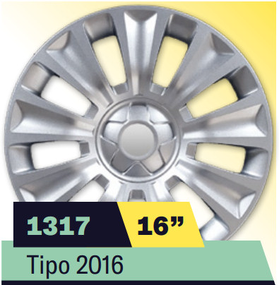 COPPA RUOTA FIAT TIPO 2015> Dim. 16 s/logo