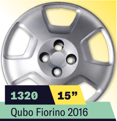 COPPA RUOTA FIAT FIORINO/QUBO Dim. 15 s/logo