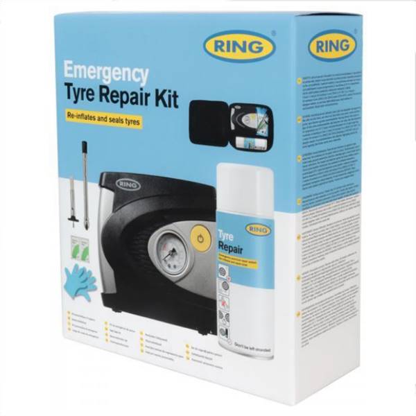 Kit emergenza ripara pneumatici RING