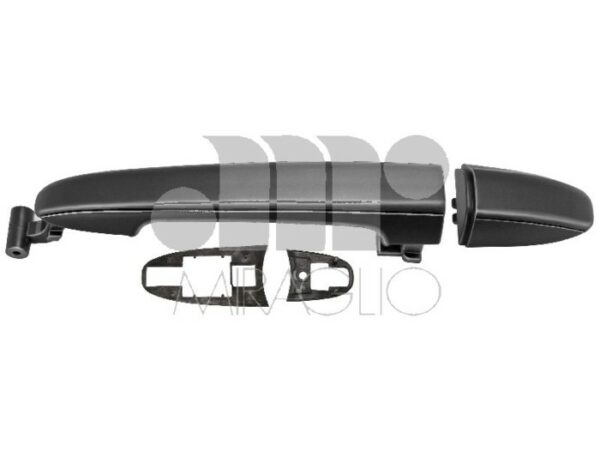 MANIGLIA PORTA ESTERNA ANTERIORE DX MERCEDES SPRINTER II 2006> in plastica nera - immagine 2