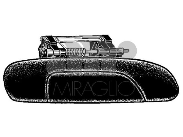 MANIGLIA POSTERIORE FORD MONDEO 93-00 CROMATA DX - immagine 2