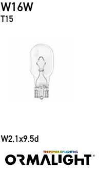 Lampada 12V 16W WB T15 vetro