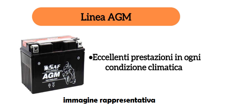 Batteria Moto SAF CBTX20LBS – 12V 18Ah 270A CCA