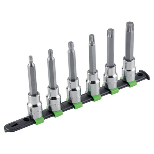 SET 6 INSERTI A BUSSOLA TORX 1/2''