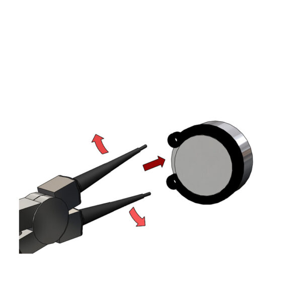 PINZA A BECCHI DIRITTI  mm140