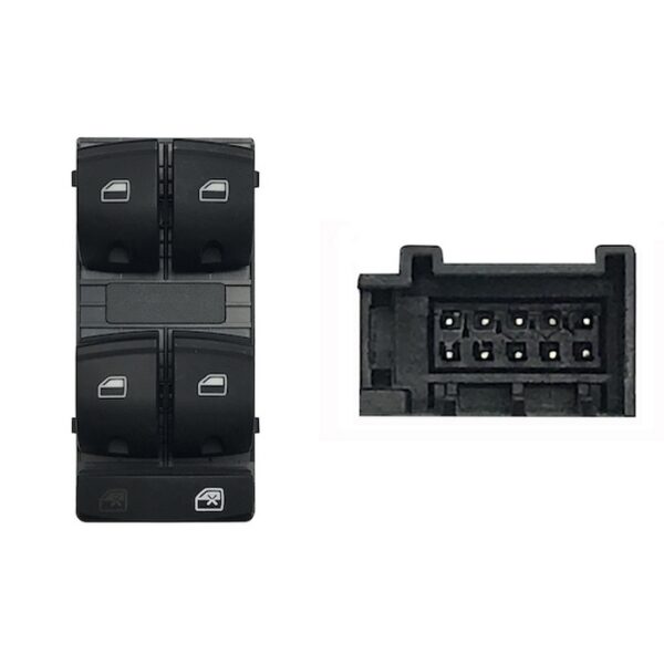BLOCCO COMANDI ALZ.ANT.SX, ALZ. POST.ELET.,AUDI A3 /A6 /Q7 -4 INTER. 10PIN