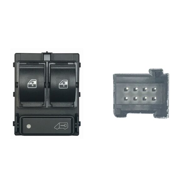 BLOCCO COMANDI ALZ. ANT. SX, JUMPER /BOXER 06> -DUCATO 06>12 -2 INT.  8 PIN
