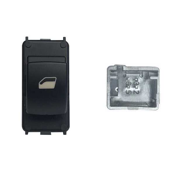 INTERRUTTORE ALZ. - ANT. DX, PEUGEOT 207 06> /207 PLUS 12>14 - 4 PIN