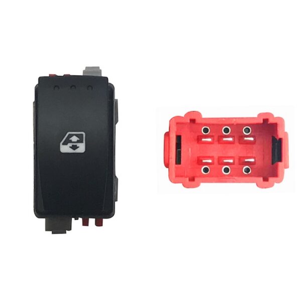 INTERRUTTORE ALZ. ANT. SX, RENAULT MASCOTT 07> - 6 PIN
