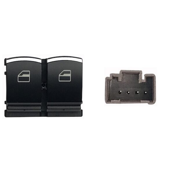 BLOCCO COMANDI ALZ. / ANT. SX, VW CADDY 10>17/GOLF VI 08>12 - 2 INTER. 4 PIN