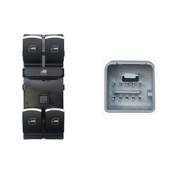 BLOCCO COMANDI ALZ.-ANT.SX,VW TIGUAN /GOLF /PASSAT,ETC.4 INTER.10 PIN