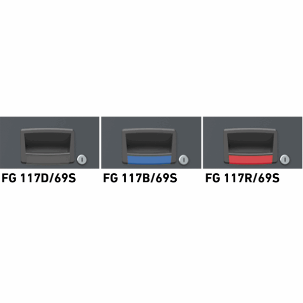 STRUTTURA BASE PER CONFIGURAZIONE DA 690MM, CON GRIGLIA PORTA UT. E 1 PENSILE SUPERIORE