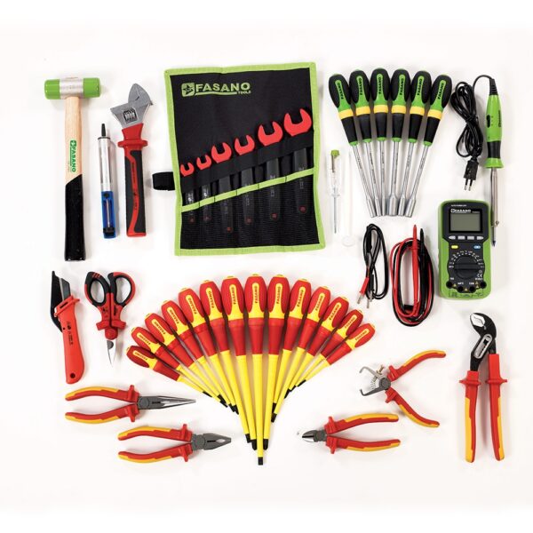 ASSORTIMENTO 40 UTENSILI ELETTROTECNICA