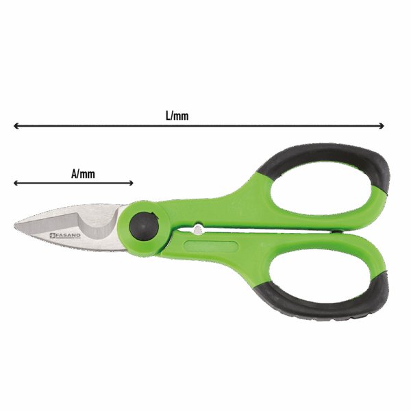 FORBICE PER ELETTRICISTA CON CRIMPATORE