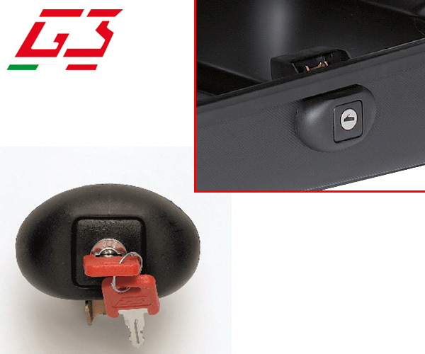 SERRATURA PULSANTE PER BOX PORTATUTTO G3 - immagine 2