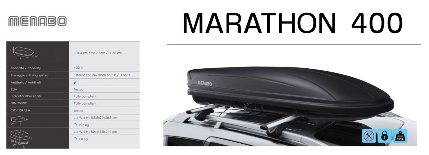 BOX PORTATUTTO MARATHON 400 litri DARK - immagine 2